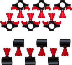 RentACoop S.N.A.P. Chicken Watering System Glueless Clips & Hubs, 6 count