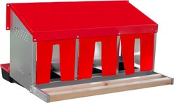 RentACoop Roll-Out Reversible 3 Compartment Poultry Nesting Box
