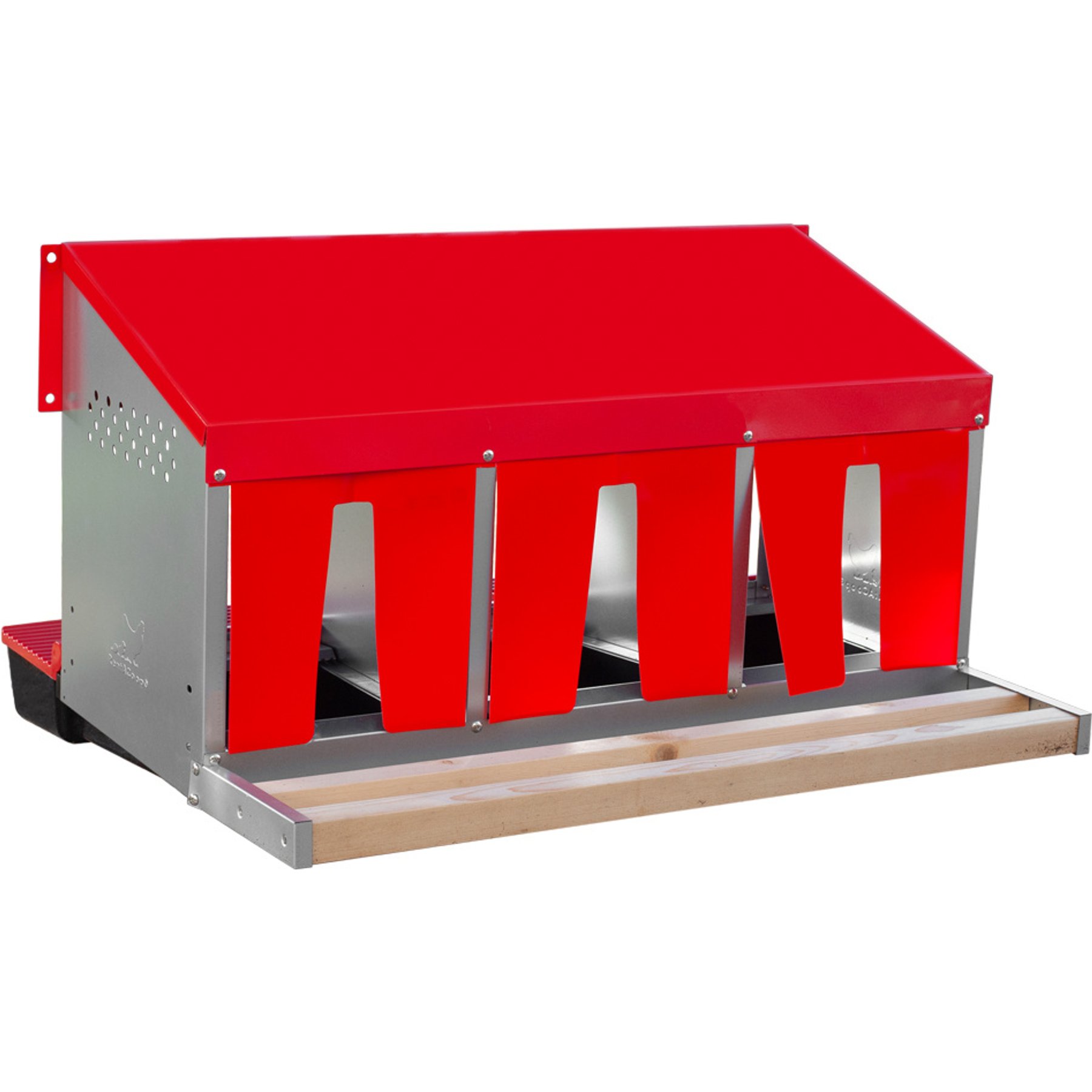 RentACoop Roll-Out Reversible 3 Compartment Poultry Nesting Box