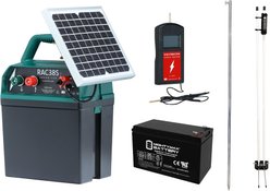 RentACoop Solar Poultry Netting Accessory Set