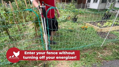 Show full view: RentACoop Solar Poultry Netting Accessory Set slide 5 of 7