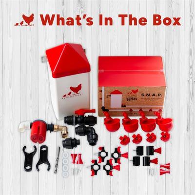 Show full view: RentACoop S.N.A.P. Glueless Chicken Watering System Starter Kit slide 7 of 7