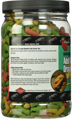 Show full view: Rep-Cal Adult Bearded Dragon Food, 8-oz jar slide 3 of 5