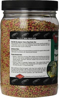 Show full view: Rep-Cal Aquatic Turtle Food, 15-oz jar slide 3 of 5