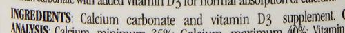 Show full view: Rep-Cal Calcium with Vitamin D3 Ultrafine Powder Reptile Supplement, 3.3-oz jar slide 5 of 5
