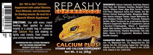 Show full view: Repashy Superfoods Calcium Plus Reptile Supplement, 3-oz bottle slide 2 of 4