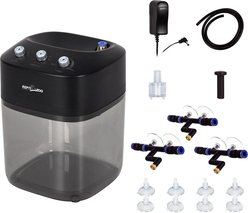 REPTI ZOO 2.2L Solo Adjustable Starter Mister with 3 PCS Nozzles Reptile Waterer, Black