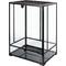Show in main carousel: REPTI ZOO 2-in-1 Tall Glass Reptile Terrarium, Black slide 1 of 9