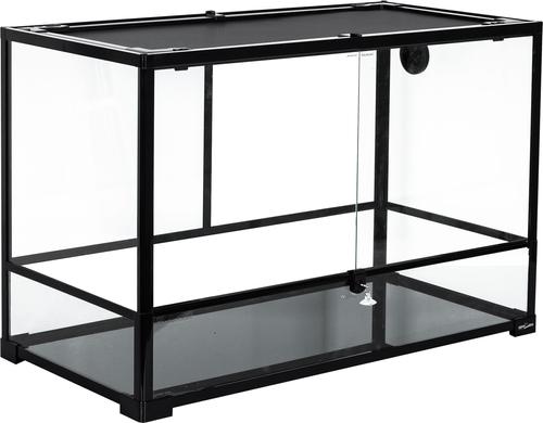Show full view: REPTI ZOO 67-gal Full Tempered Glass Reptile Terrarium, Black slide 2 of 6