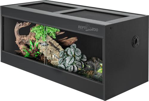 Show full view: REPTI ZOO Black PVC Reptile Terrarium, 64-gal slide 6 of 8