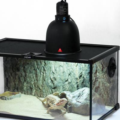Show full view: REPTI ZOO Deep Dome Matte Reptile Terrarium Lamp Fixture, 2 count slide 6 of 8