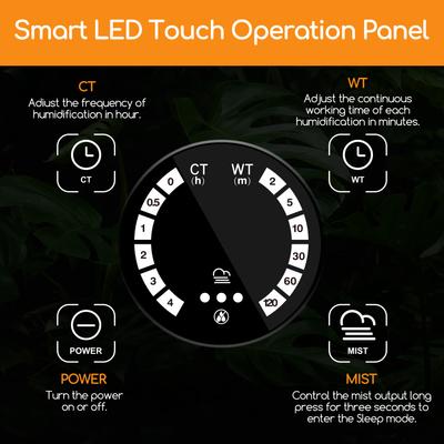 Show full view: REPTI ZOO Digital Timing Reptile Terrarium Humidifier slide 6 of 9