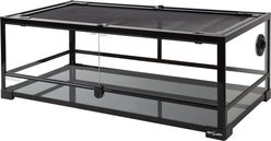REPTI ZOO Double Hinge Glass Reptile Terrarium, 35-gal slide 2 of 6