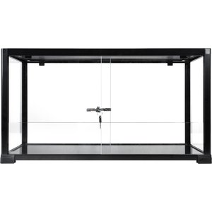 Zilla QuickBuild Terrarium with Easy Clean Bedding Tray, Black