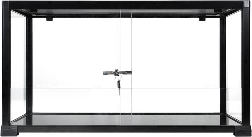 REPTI ZOO Full Knock Down Glass Reptile Terrarium, Black