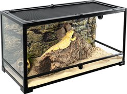 REPTI ZOO Full Tempered Glass Reptile Terrarium, 44-gal slide 1 of 6