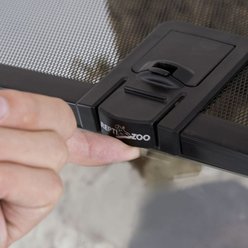 REPTI ZOO Mini 15-gallon Reptile Glass Terrarium, Black slide 2 of 5