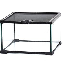 REPTI ZOO Mini Glass Reptile Terrarium Tank, 12 x 12 x 8