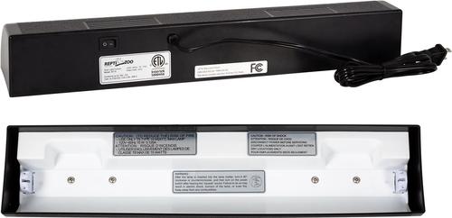 Show full view: REPTI ZOO T8 UVB Lighting Terrarium Hood & Lamp Kit, 15-watt, black slide 6 of 7