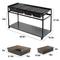 Show in main carousel: REPTI ZOO Tank Stand Terrarium with Breeding Boxs Reptile Cabinet, Black, Large slide 4 of 8
