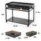Show in main carousel: REPTI ZOO Tank Stand Terrarium with Breeding Boxs Reptile Cabinet, Black, Small slide 4 of 8