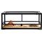 Show in main carousel: REPTI ZOO Tempered Glass Front Opening with Double Hinge Door Terrarium, Black, 18-gal slide 1 of 11