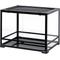 Show in main carousel: REPTI ZOO Tempered Glass Front Opening with Double Hinge Door Terrarium, Black, 32-gal slide 2 of 10