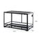 Show in main carousel: REPTI ZOO Tempered Glass Front Opening with Double Hinge Door Terrarium, Black, 35-gal slide 4 of 12