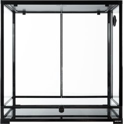 REPTI ZOO Tempered Glass Reptile Terrarium, Black, 70-gal slide 2 of 7