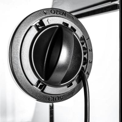 Show full view: REPTI ZOO Tempered Glass Reptile Terrarium, Black, 70-gal slide 7 of 9