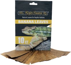 ReptiFauna Banana Leaves Reptile Substrate, 10 count