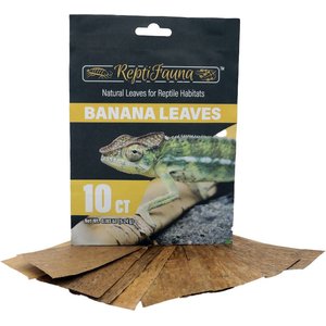 ReptiFauna Banana Leaves Reptile Substrate, 10 count
