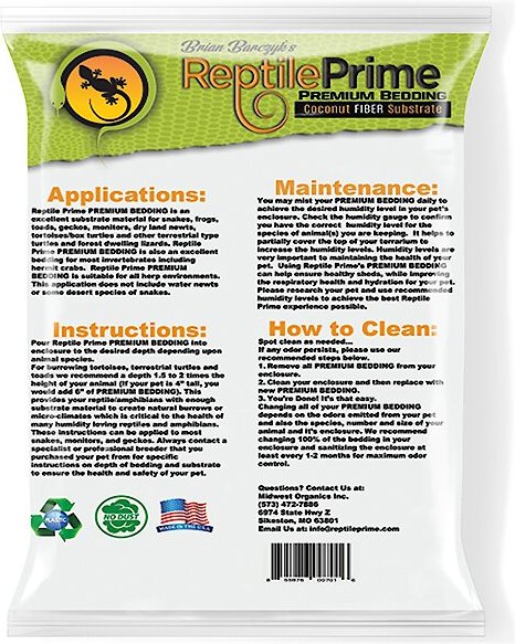 Reptile Prime Coconut Fiber Reptile Substrate, 24-qt bag