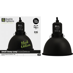Reptile Systems Ceramic Reptile Clamp Lamp, Black
