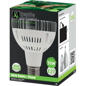 Reptile Systems New Dawn Led Flood Terrarium Plant Growth Lamp, 35-watt