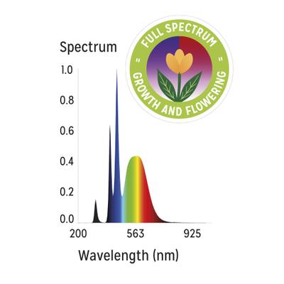 Show full view: Reptile Systems New Dawn UVI Flood Led Terrarium Plant & UV Light, 13-watt slide 6 of 7