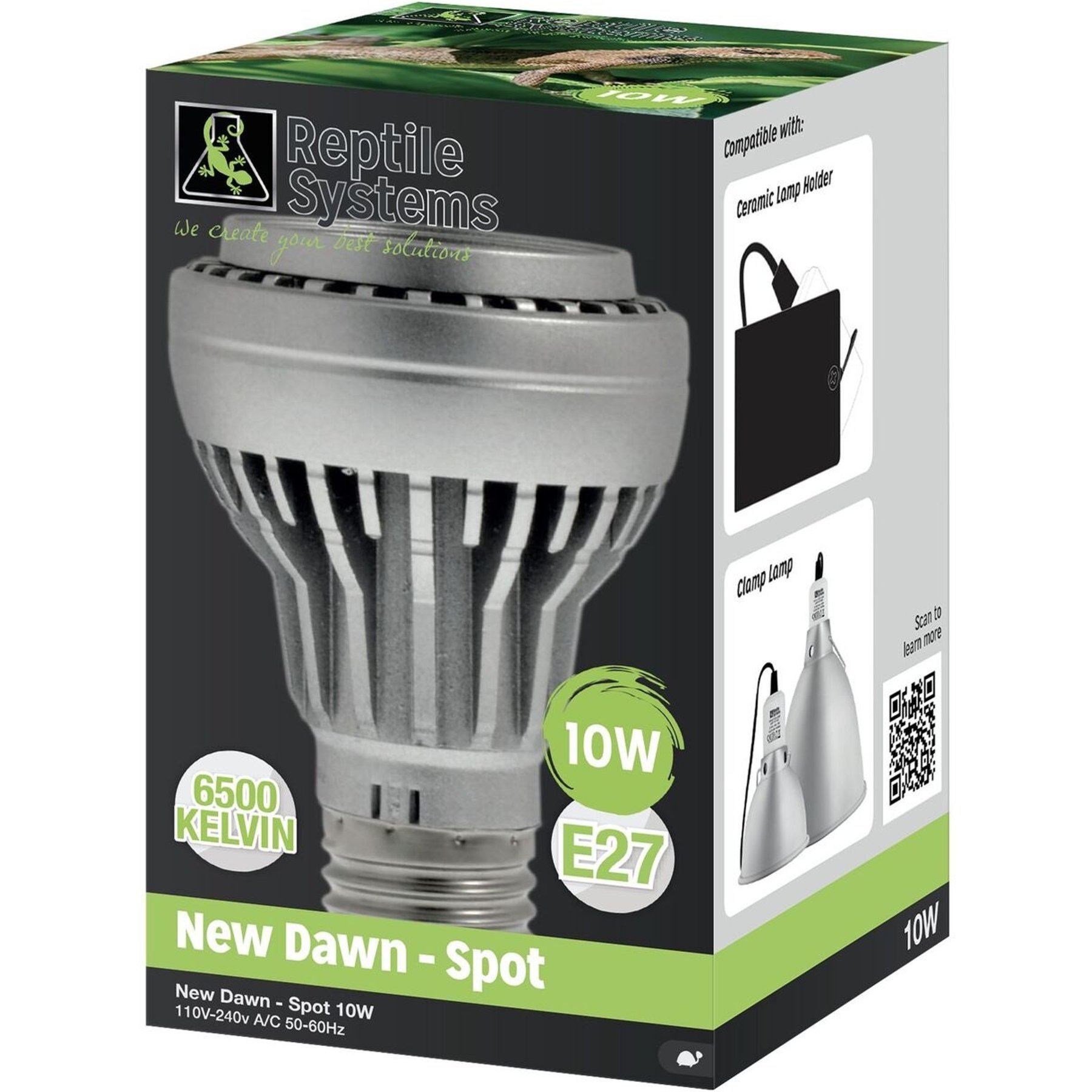 Reptile Systems New Dawn LED Spot Terrarium Plant Growth Lamp, 10-watt
