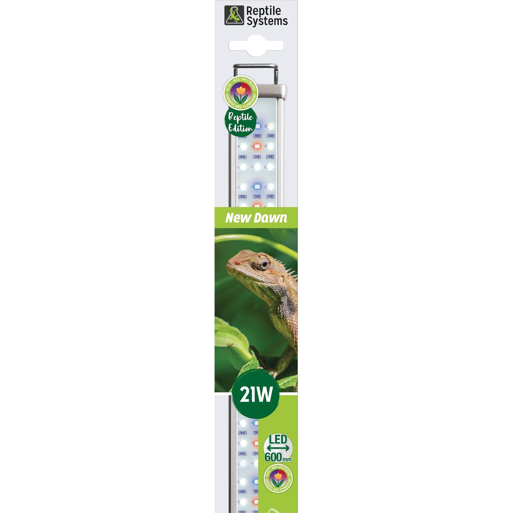 Reptile Systems New Dawn Proten Led Terrarium Plant Growth Lamp, 21-watt