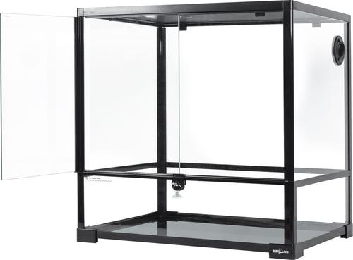 Show full view: REPTIZOO Reptile Glass Terrarium, Black, 45-gal slide 3 of 9