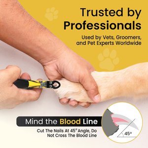 Resco Deluxe Dog Nail Clippers, Large, Yellow