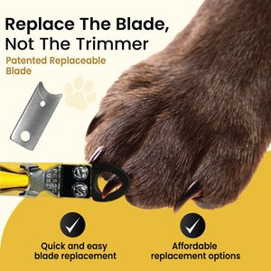 Resco Deluxe Dog Nail Clippers, Large, Yellow