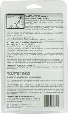 Show full view: Resco Deluxe Dog Nail Clippers, Medium, Blue slide 2 of 4