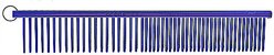 Resco Professional Combination Comb, Candy Blue
