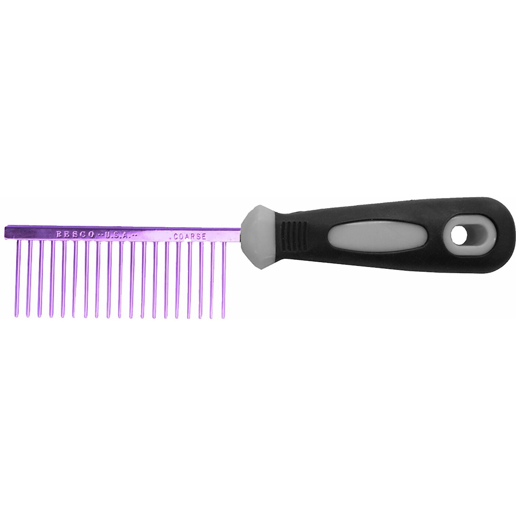 Resco Professional Dog & Cat Comb, Candy Purple, Coarse