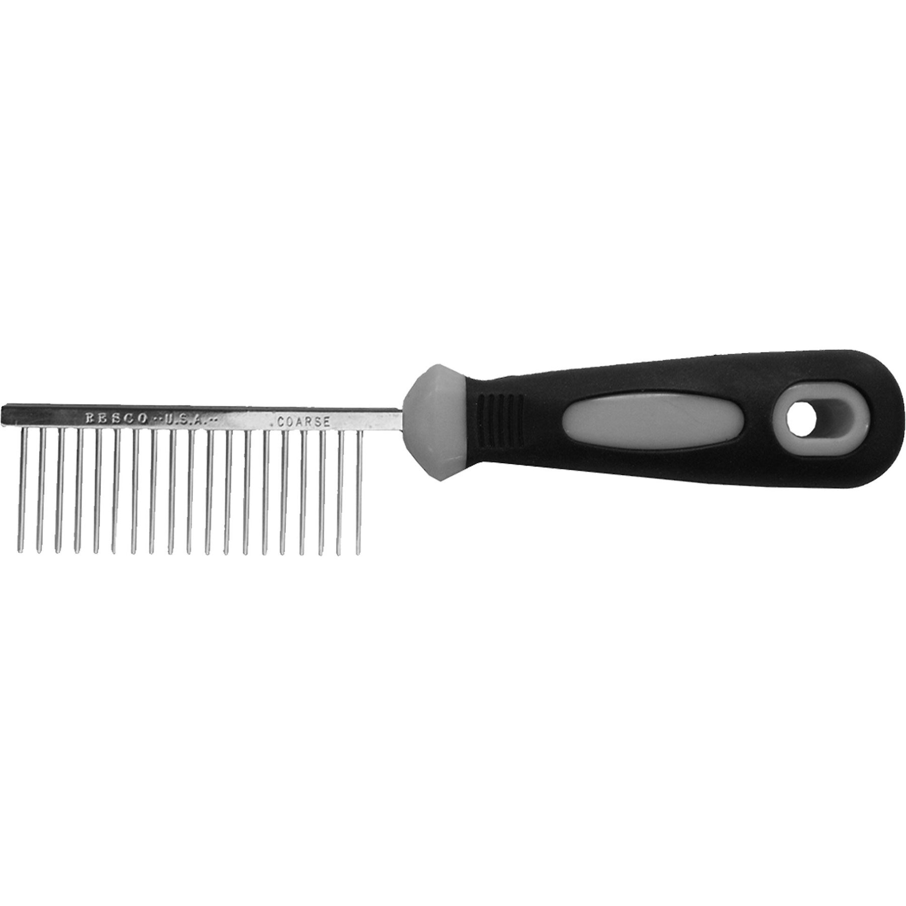 Resco Professional Dog & Cat Comb, Nickel, Coarse