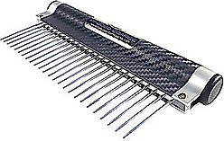 Resco Wrap Comb for Dogs, Cats & Small Pets, Coarse 1.5-in Pin, Carbon Fiber slide 2 of 3