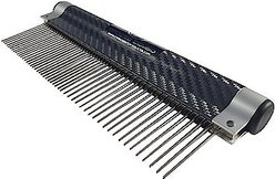 Resco Wrap Comb for Dogs, Cats & Small Pets, Combo 1.5-in Pin, Carbon Fiber slide 2 of 3