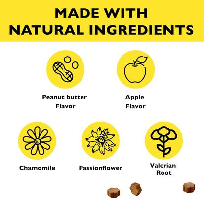 Show full view: Rescue Remedy Pet Calming Chew Supplement for Dogs, 60 count slide 4 of 7