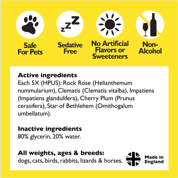 Rescue Remedy Stress Relief Pet Supplement
