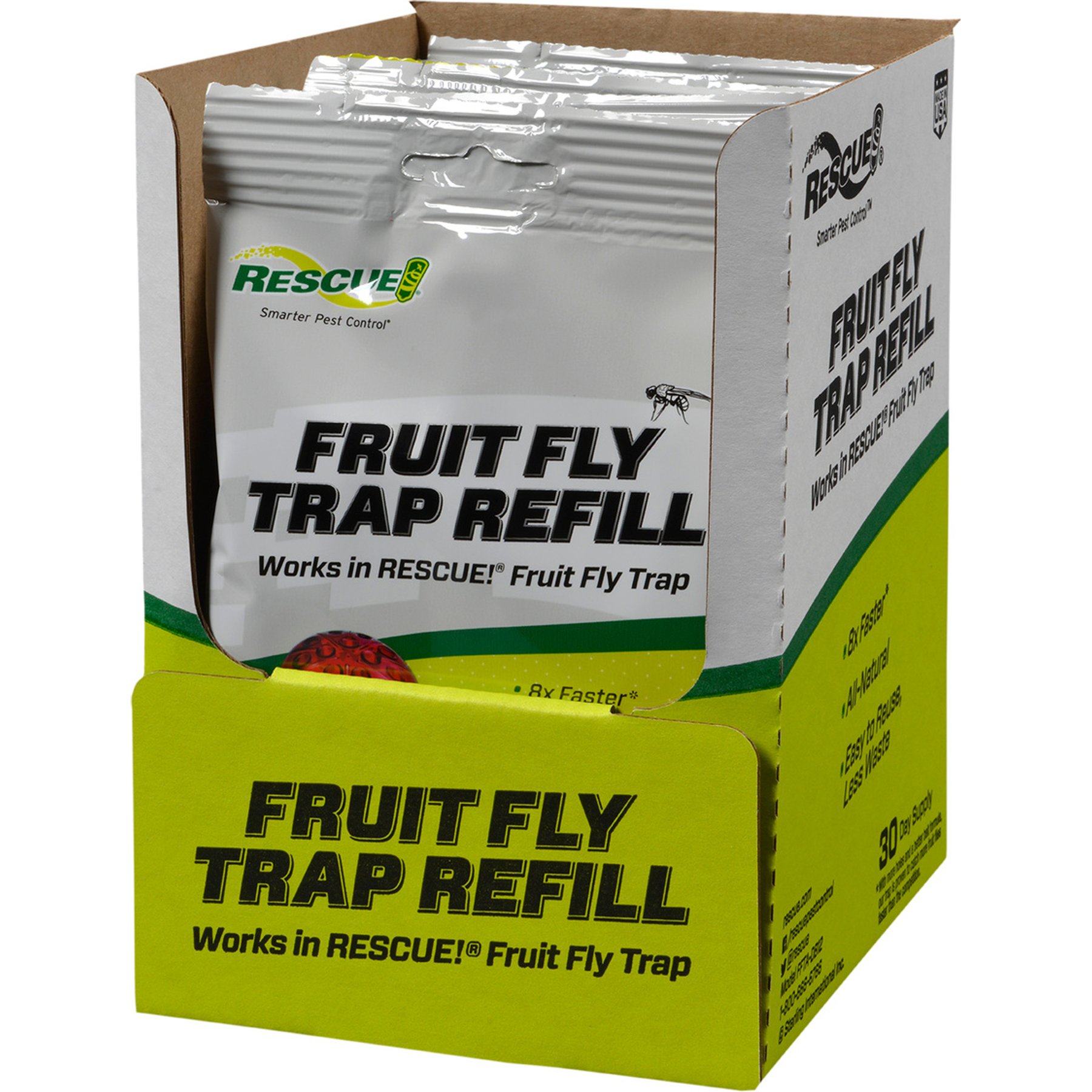 Rescue! Traps Refill Fruit Fly Insect Control